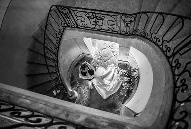 Cadrage filmique de mariage